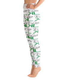 K-Live KL White All-Over Style Yoga Leggings