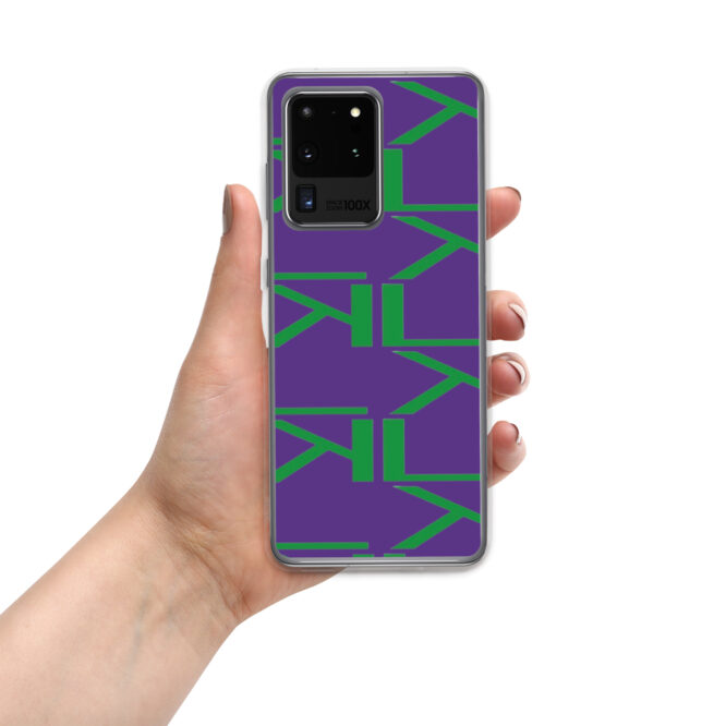 KL All Over Style Purple Samsung Case