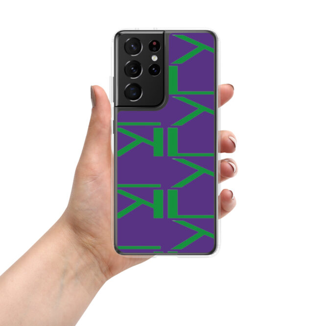KL All Over Style Purple Samsung Case