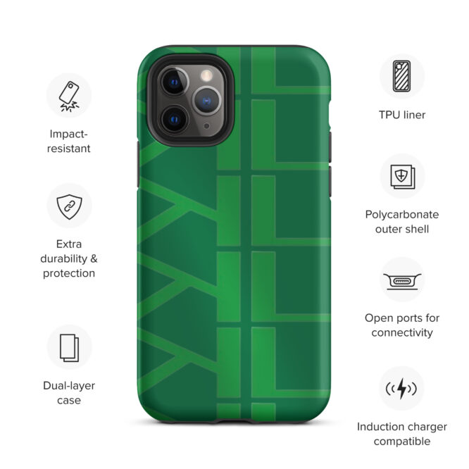KL Tough Green IPhone Case