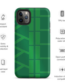 KL Tough Green IPhone Case