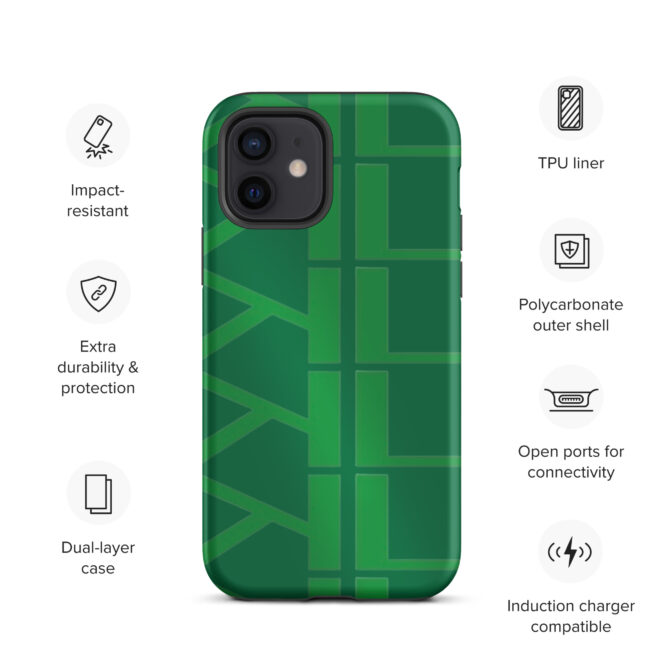 KL Tough Green IPhone Case