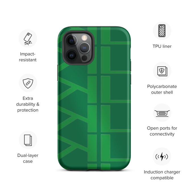 KL Tough Green IPhone Case