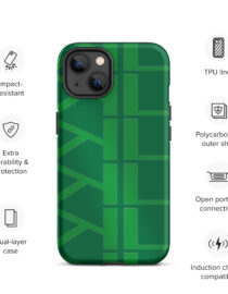 KL Tough Green IPhone Case