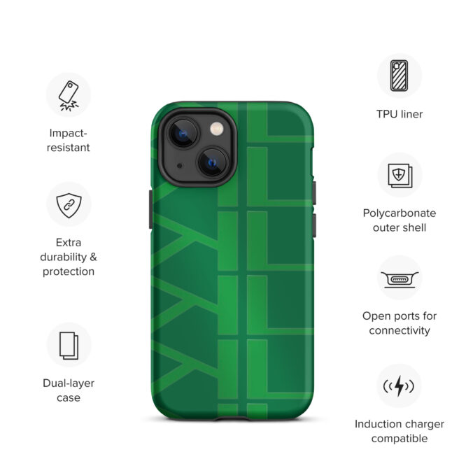 KL Tough Green IPhone Case