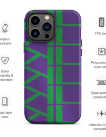 KL Tough Purple IPhone Case