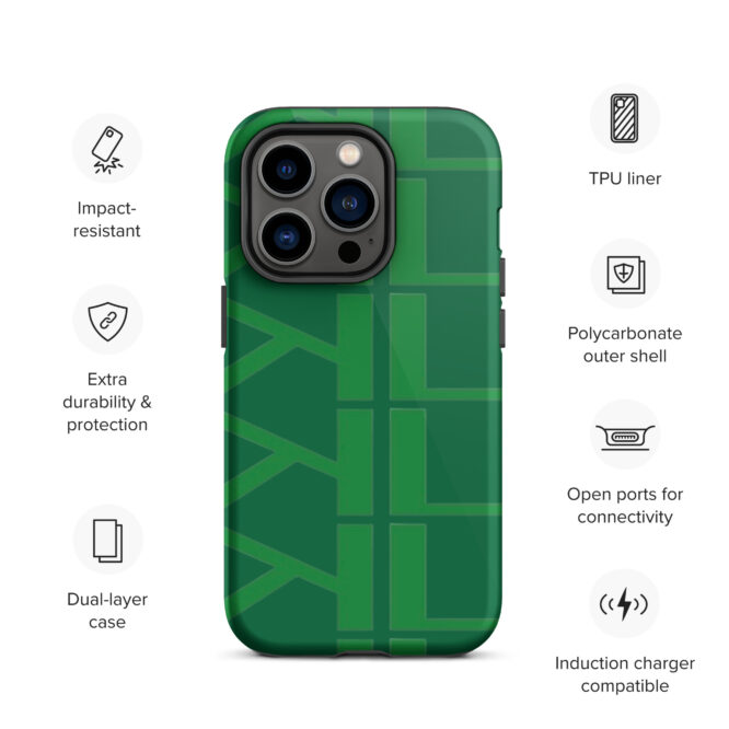 KL Tough Green IPhone Case