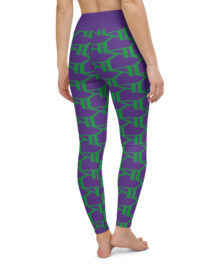 K-Live KL All Over Style Purple Yoga Leggings