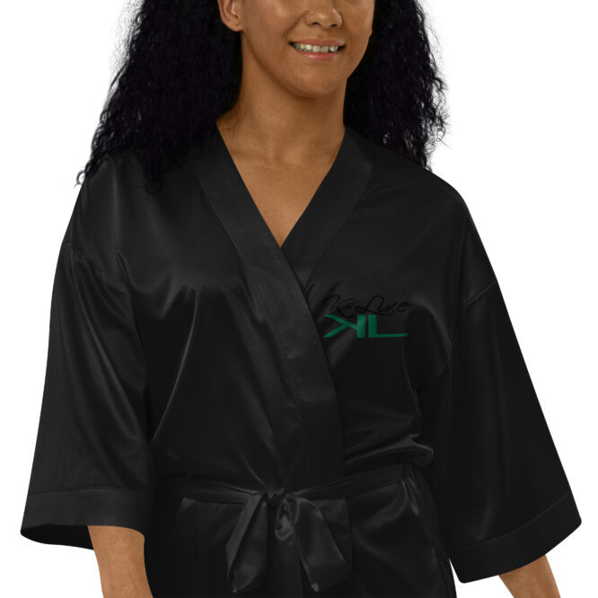 K-Live KL Luxury Satin robe