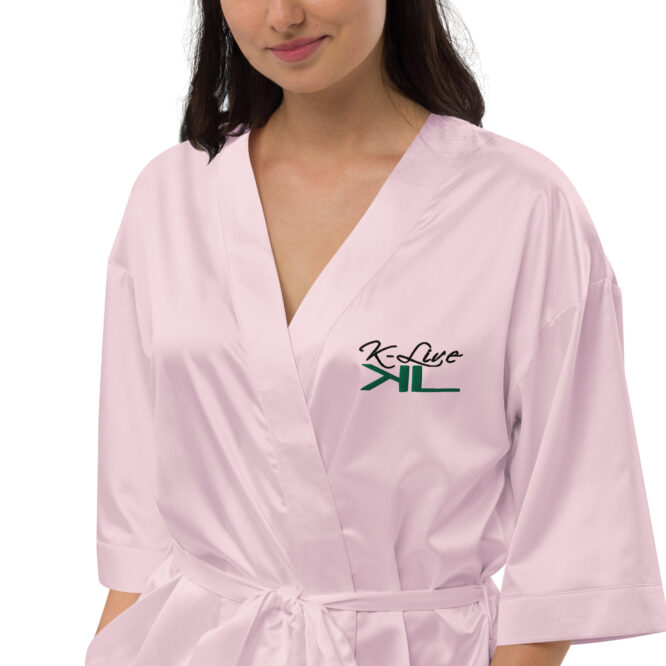 K-Live KL Luxury Satin robe