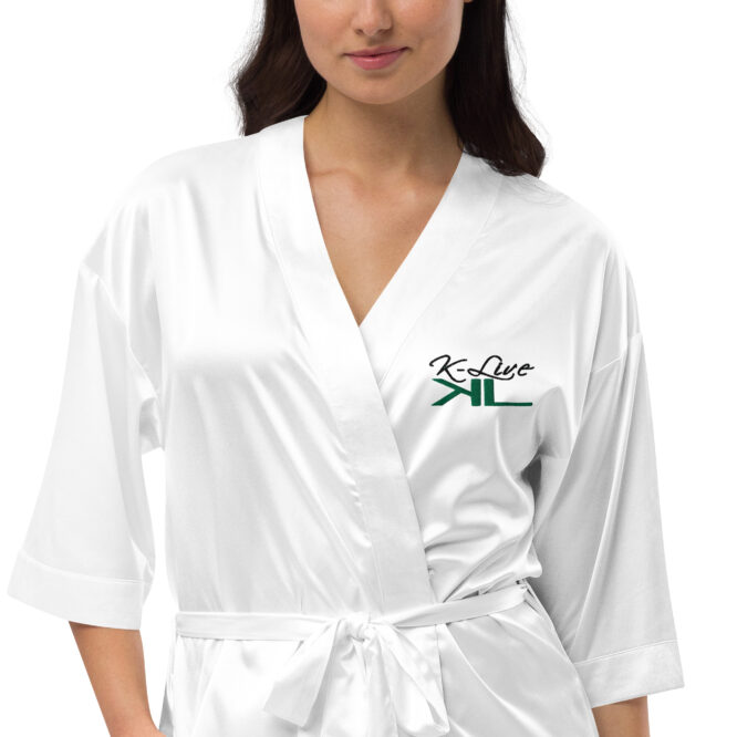 K-Live KL Luxury Satin robe