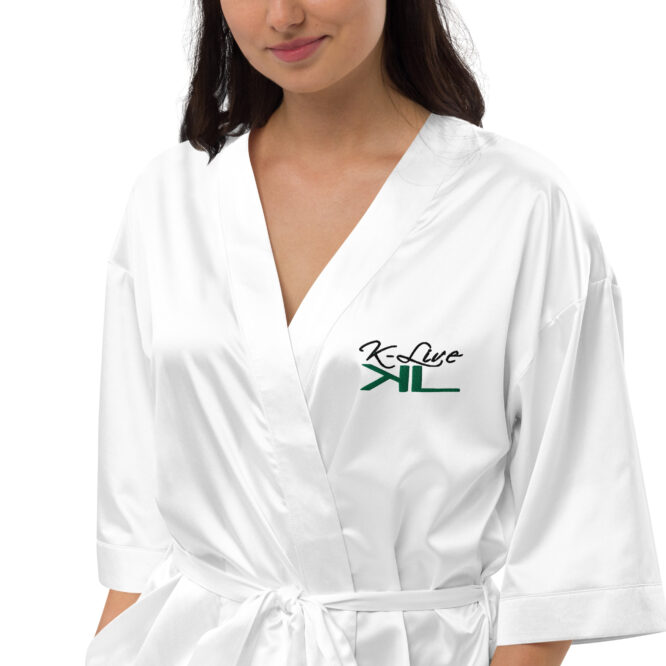 K-Live KL Luxury Satin robe
