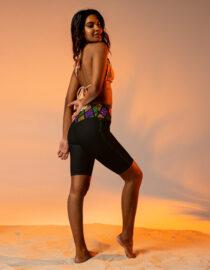K-Live Illusion Diamond- Black Biker Shorts