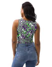 K-Live Illusion ZigZag Crop Top