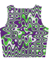 K-Live Illusion ZigZag Crop Top