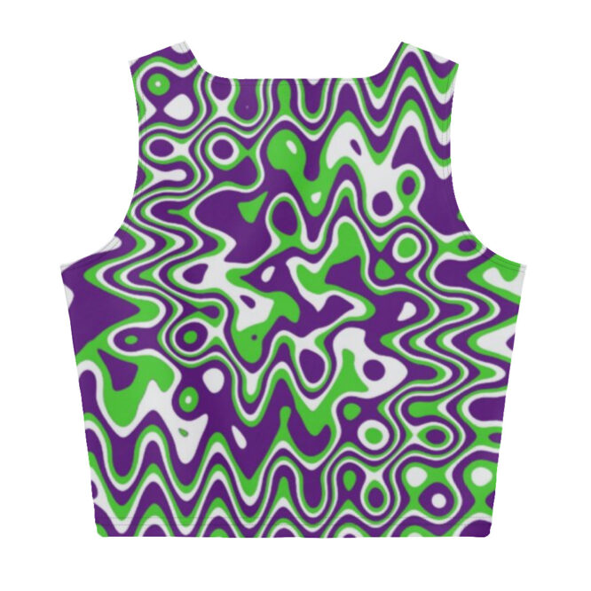 K-Live Illusion ZigZag Crop Top