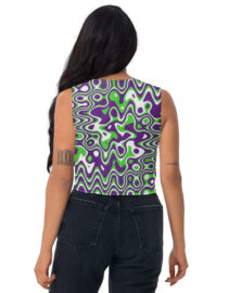 K-Live Illusion ZigZag Crop Top