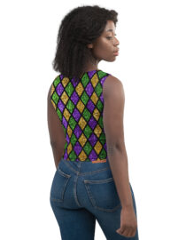 K-Live Illusion Diamond Crop Top