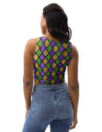 K-Live Illusion Diamond Crop Top