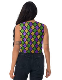 K-Live Illusion Diamond Crop Top