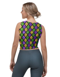 K-Live Illusion Diamond Crop Top
