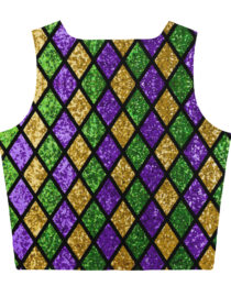 K-Live Illusion Diamond Crop Top
