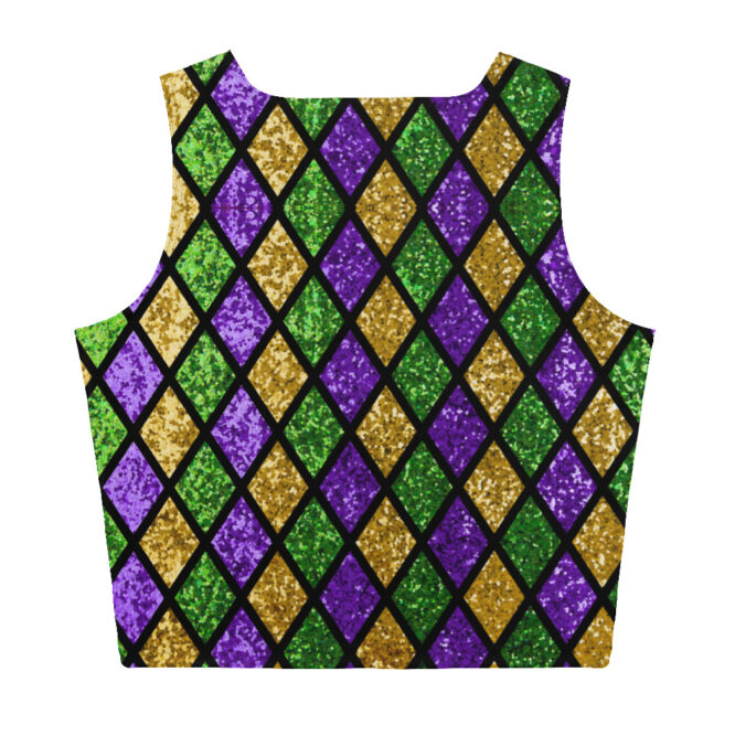 K-Live Illusion Diamond Crop Top
