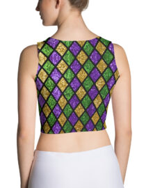 K-Live Illusion Diamond Crop Top