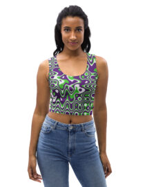 K-Live Illusion ZigZag Crop Top