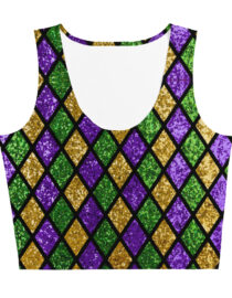 K-Live Illusion Diamond Crop Top