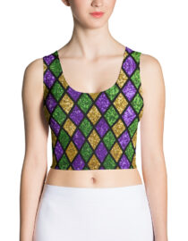 K-Live Illusion Diamond Crop Top