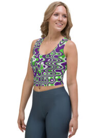K-Live Illusion ZigZag Crop Top