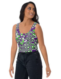 K-Live Illusion ZigZag Crop Top