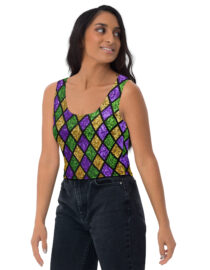 K-Live Illusion Diamond Crop Top