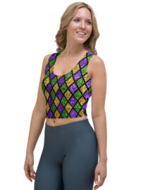 K-Live Illusion Diamond Crop Top