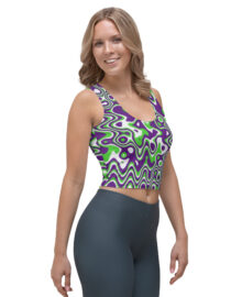 K-Live Illusion ZigZag Crop Top
