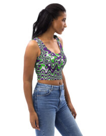 K-Live Illusion ZigZag Crop Top