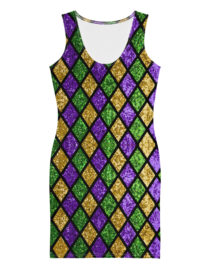 The Illusion K-Live Diamond Bodycon Dress