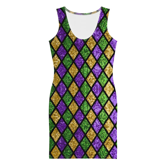 The Illusion K-Live Diamond Bodycon Dress