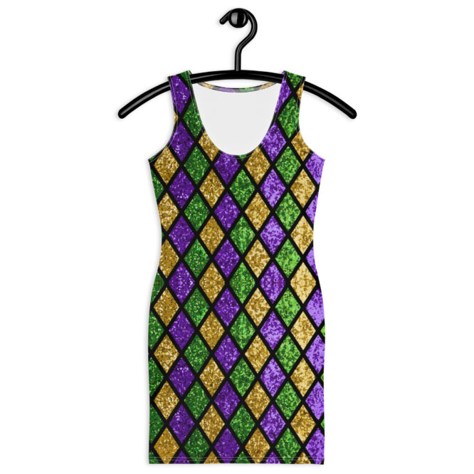 The Illusion K-Live Diamond Bodycon Dress