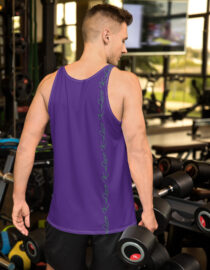 K-Live Green Pattern Marking Band- Indigo Unisex Vest
