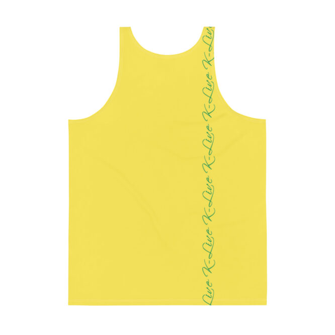 K-Live Green Pattern Marking Band- Yellow Unisex Vest
