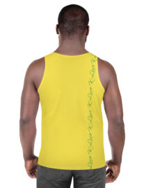 K-Live Green Pattern Marking Band- Yellow Unisex Vest