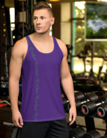 K-Live Green Pattern Marking Band- Indigo Unisex Vest
