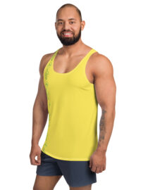 K-Live Green Pattern Marking Band- Yellow Unisex Vest