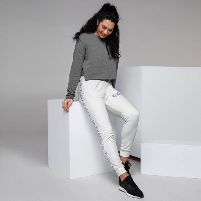 K-Live White New Unisex Joggers