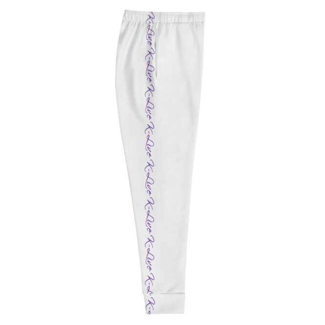 K-Live White New Unisex Joggers