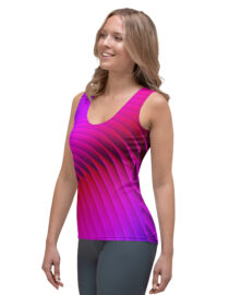 K-Live Purple Illusion Tank Top