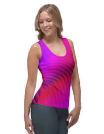 K-Live Purple Illusion Tank Top