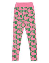 K-Live KL All Over Style Pink Yoga Leggings
